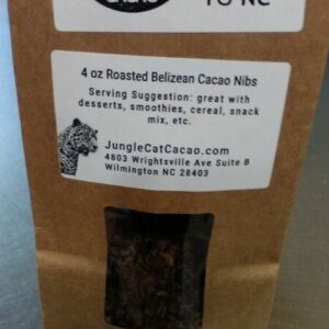 Belizean Cacao Nibs, Roasted, Ready-To-Eat: 4 oz.