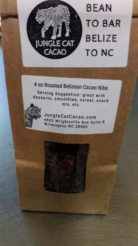 Belizean Cacao Nibs, Roasted, Ready-To-Eat: 4 oz.