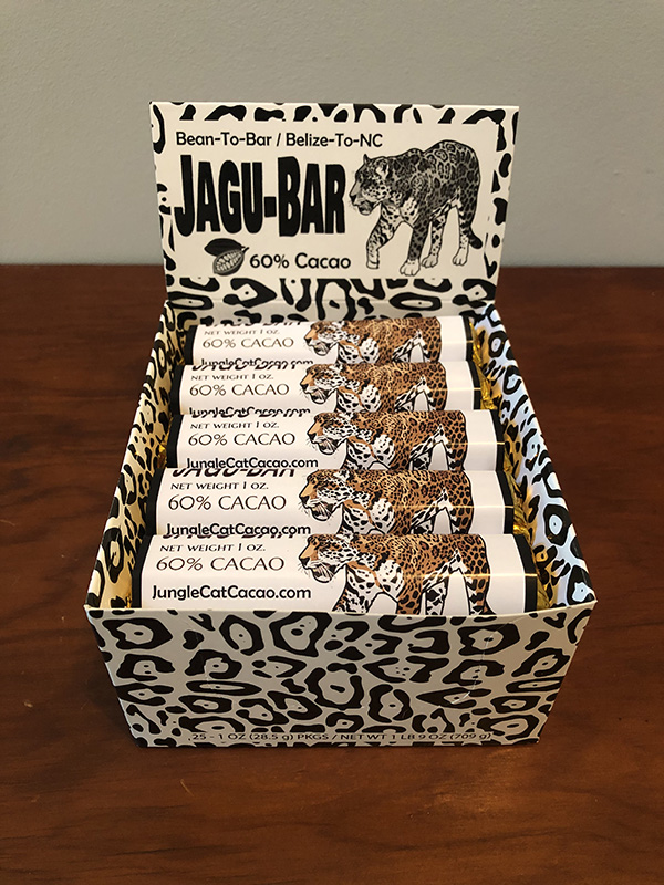 Jungle Cat Cacao, Jagu-Bar Box of 25