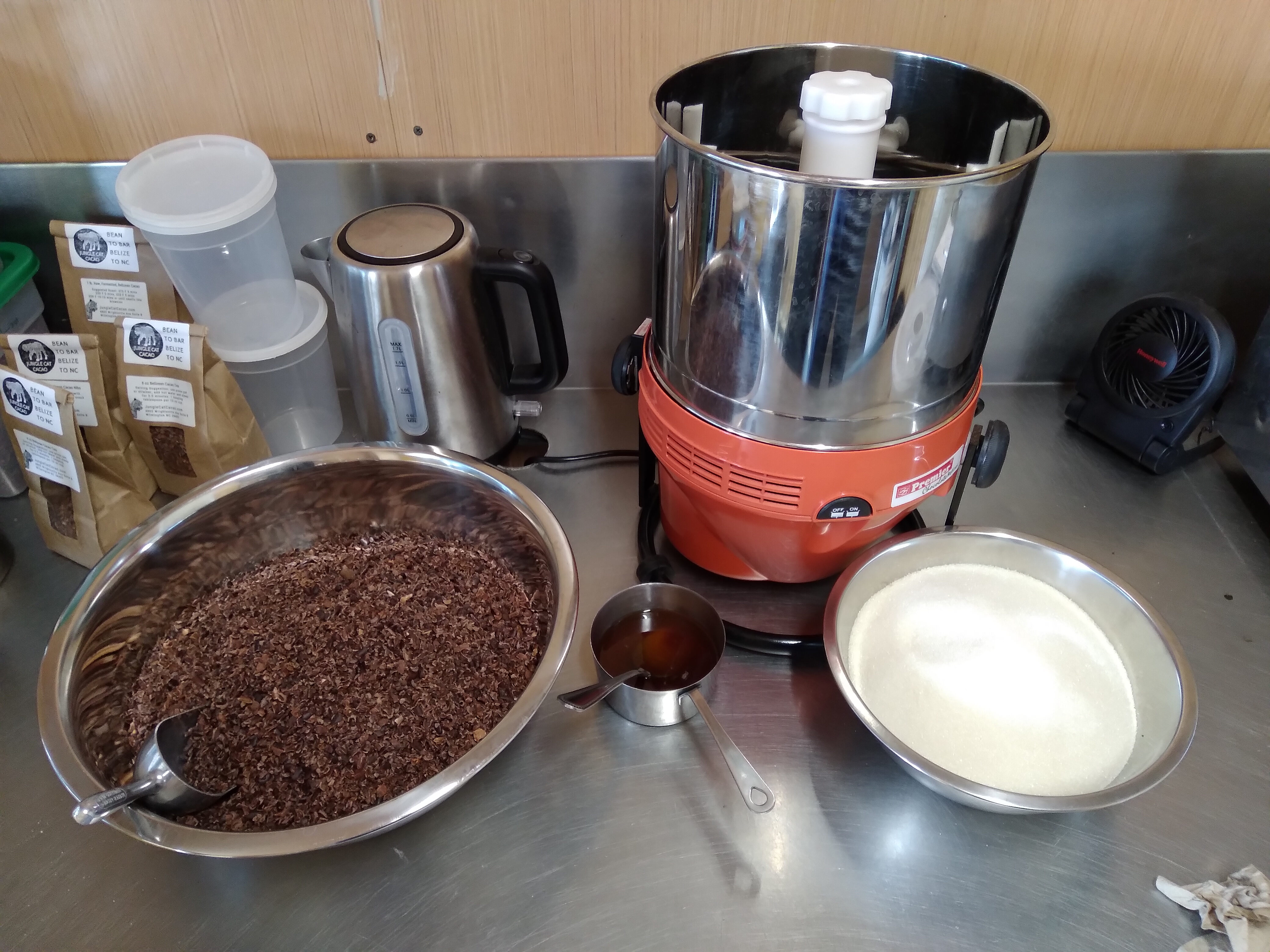 Belizean Cacao, Belizean Cocoa Butter, and Unrefined Cane Sugar